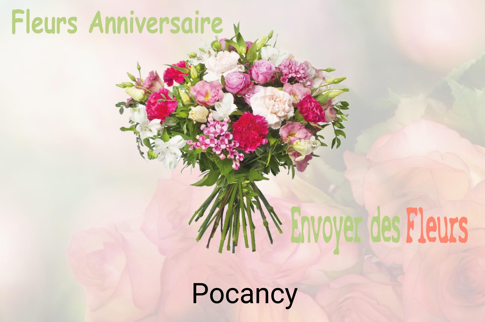 Bouquet de fleurs d’anniversaire livré à Pocancy